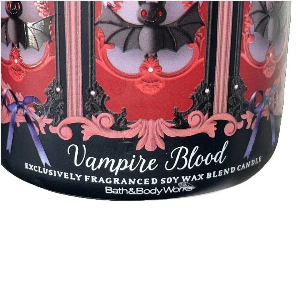 ALL NEW Vampire Blood 3-Wick Candle 25-45 burn hours 14 oz Bath & Body Works - Picture 2 of 5